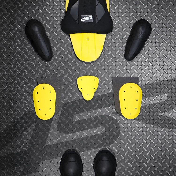 4SR jednodílná kombinéza Racing Ultra Light Matrix AR - Chrániče