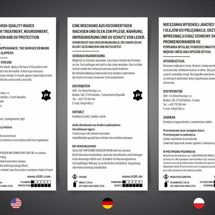 4SR UV ochrana a impregnace kůže