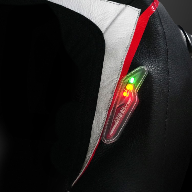 Dvoudílná motocyklová kombinéza 4SR RR Pista AR - Airbag Led panel