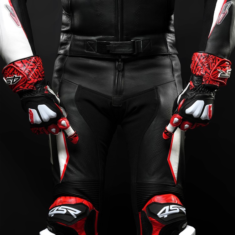 Dvoudílná motocyklová kombinéza 4SR RR Pista AR