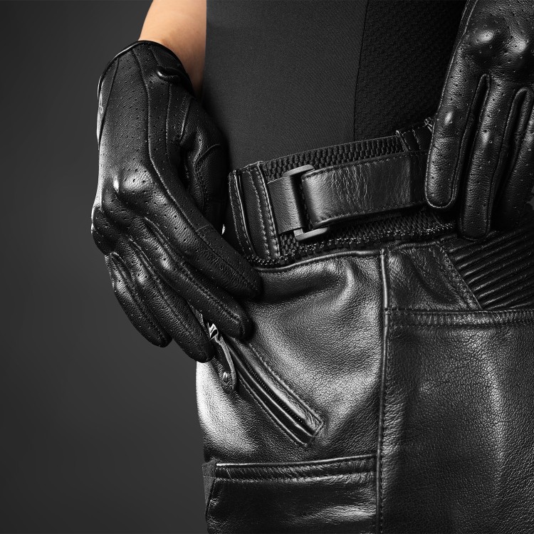 4SR dámské kožené kalhoty na motorku Roadster Lady V2 - stahování v pase