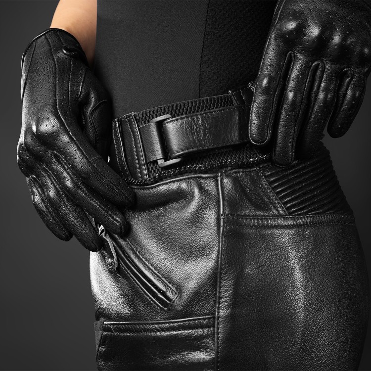 4SR dámské kožené kalhoty na motorku Roadster Lady V2 - stahování v pase