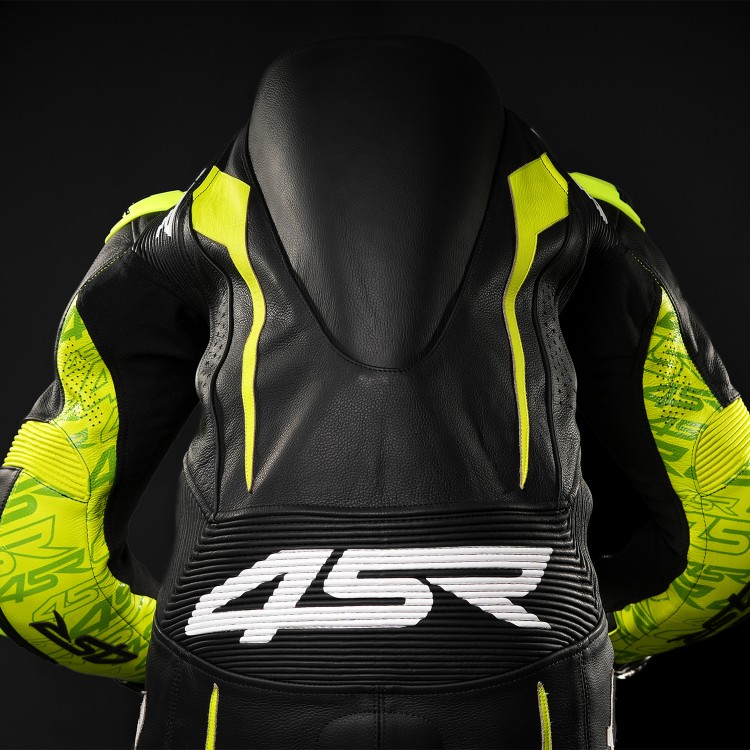 4SR dětská jednodílná kombinéza Racing Junior Yellow AR