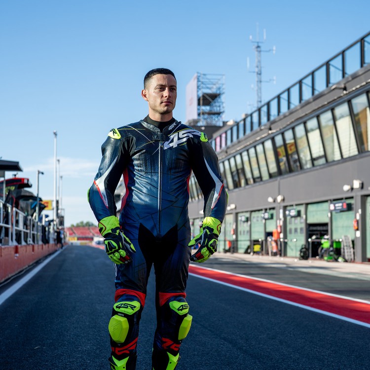 4SR jednodílná klokaní kombinéza Racing Ultra Matrix Blue AR
