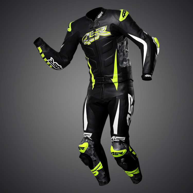 4SR RR Evo III Neon Lederen Motorpak 1