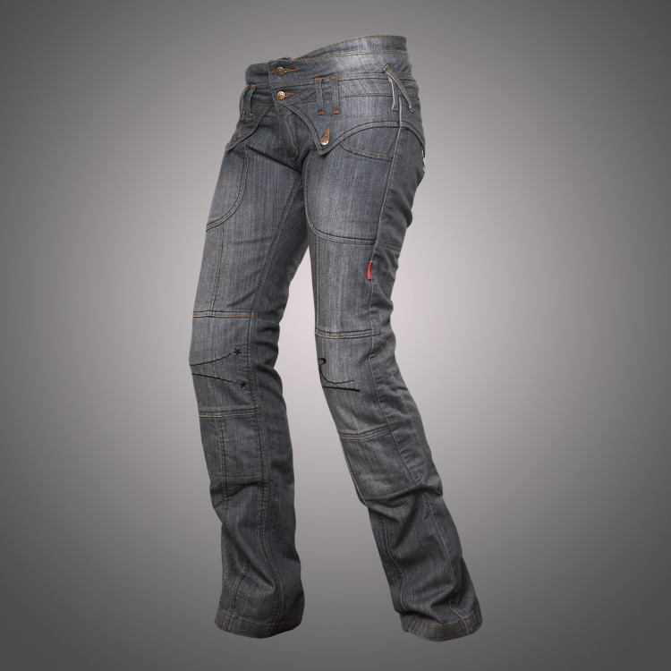 4SR dámské kevlarové Jeans Lady Star Grey