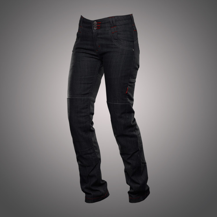 4SR dámské kevlarové jeans Cool Lady Black