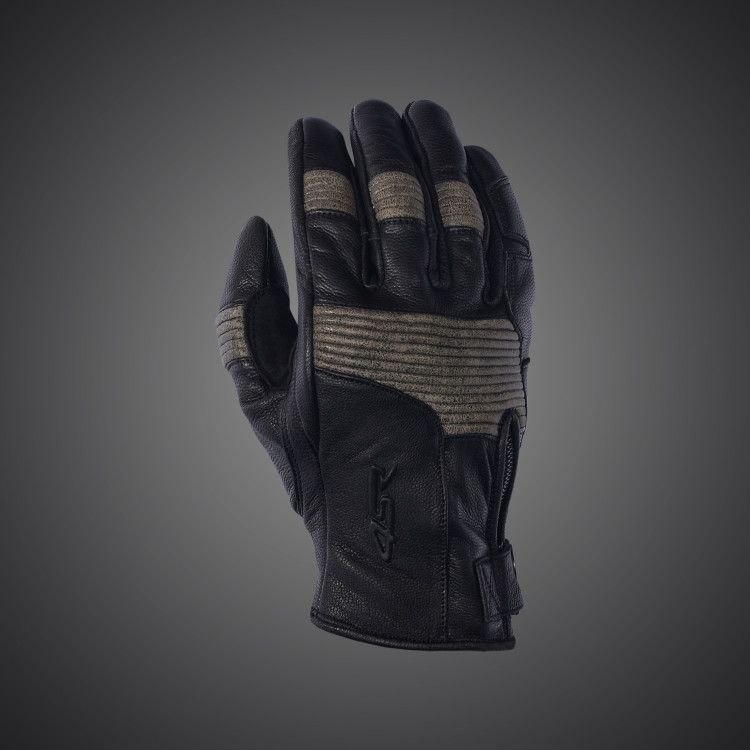 4SR letní rukavice na motorku Retro Black