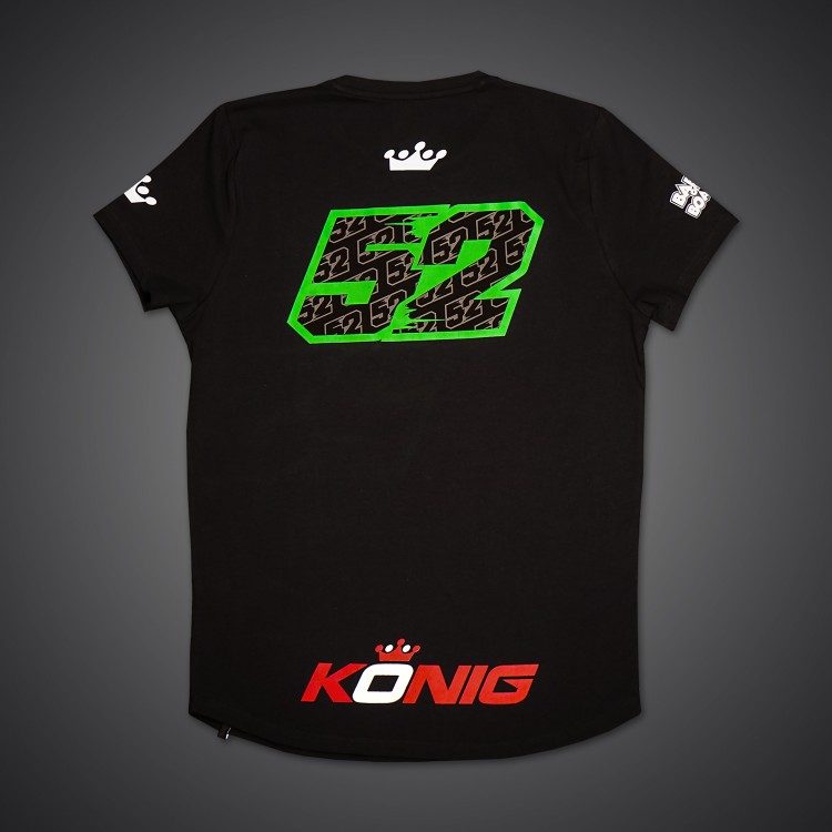 4SR tričko Oliver König #52 černé