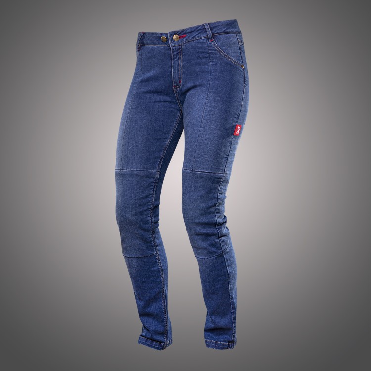 4SR dámské motocyklové jeansy GTS Lady Blue 1