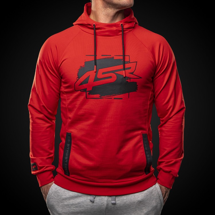 4SR mikina s kapucí Hoodie Drift Red 1