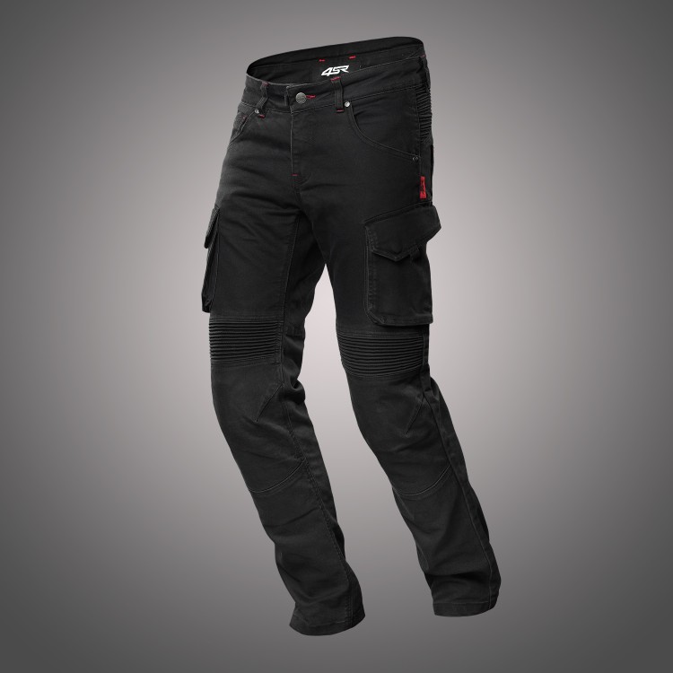 4SR moto jeans Tourismo Black