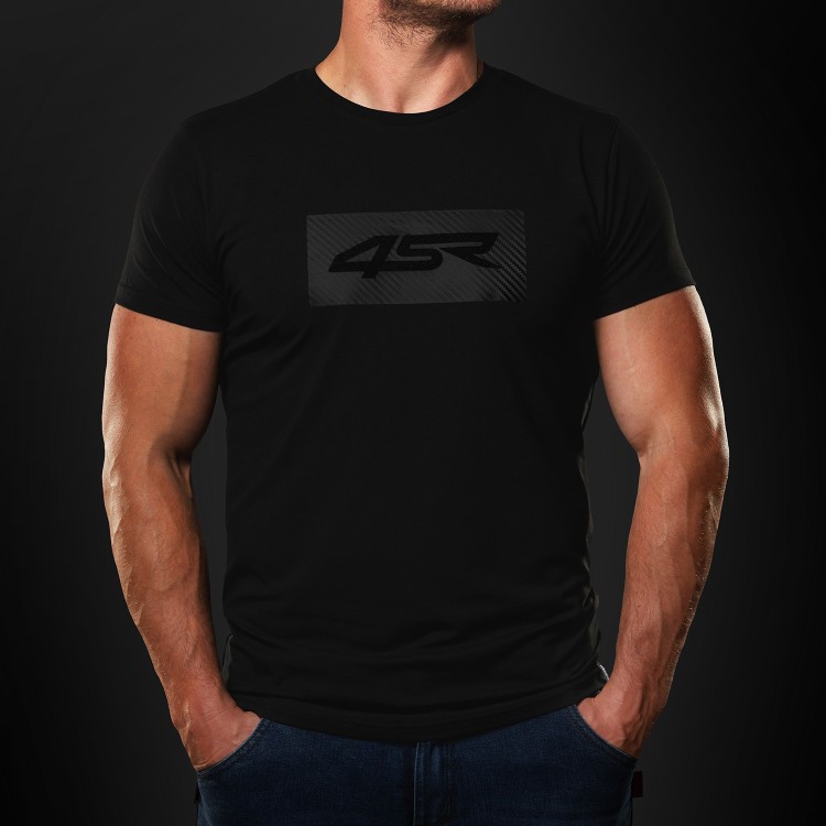 4SR tričko Logo Carbon Black