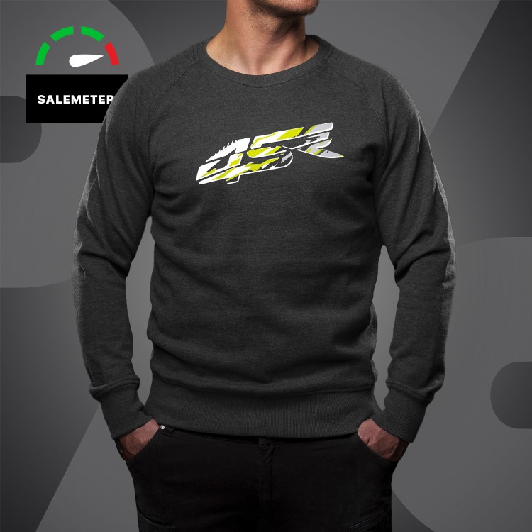 4SR Kevlarová moto mikina Crack Camo Yellow