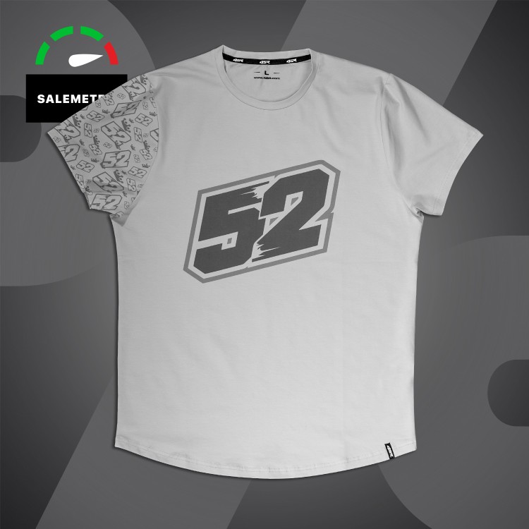 4SR světle šedé tričko Oliver König #52 Light Grey 1