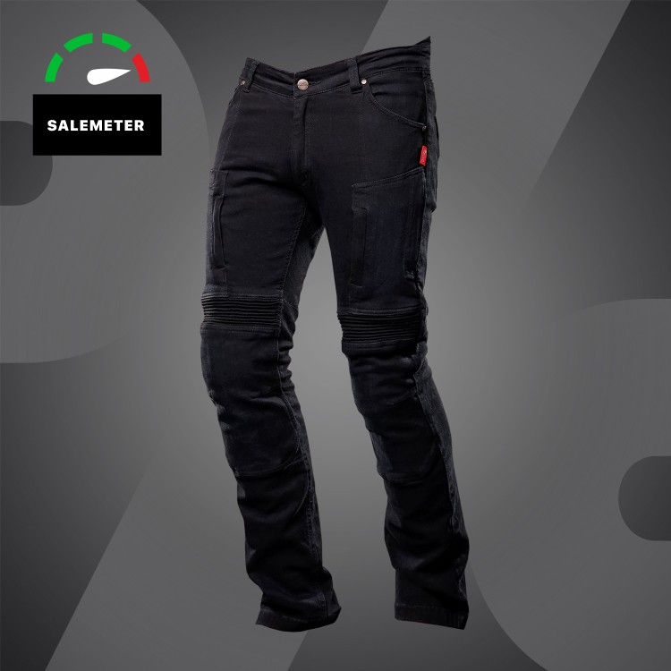4SR pánské kevlarové jeans Club Sport Sky Black