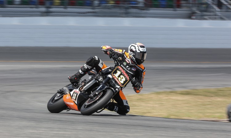 MotoAmerica 4SR rider Cory West #13 2