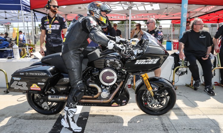 MotoAmerica 4SR rider James Rispoli #43