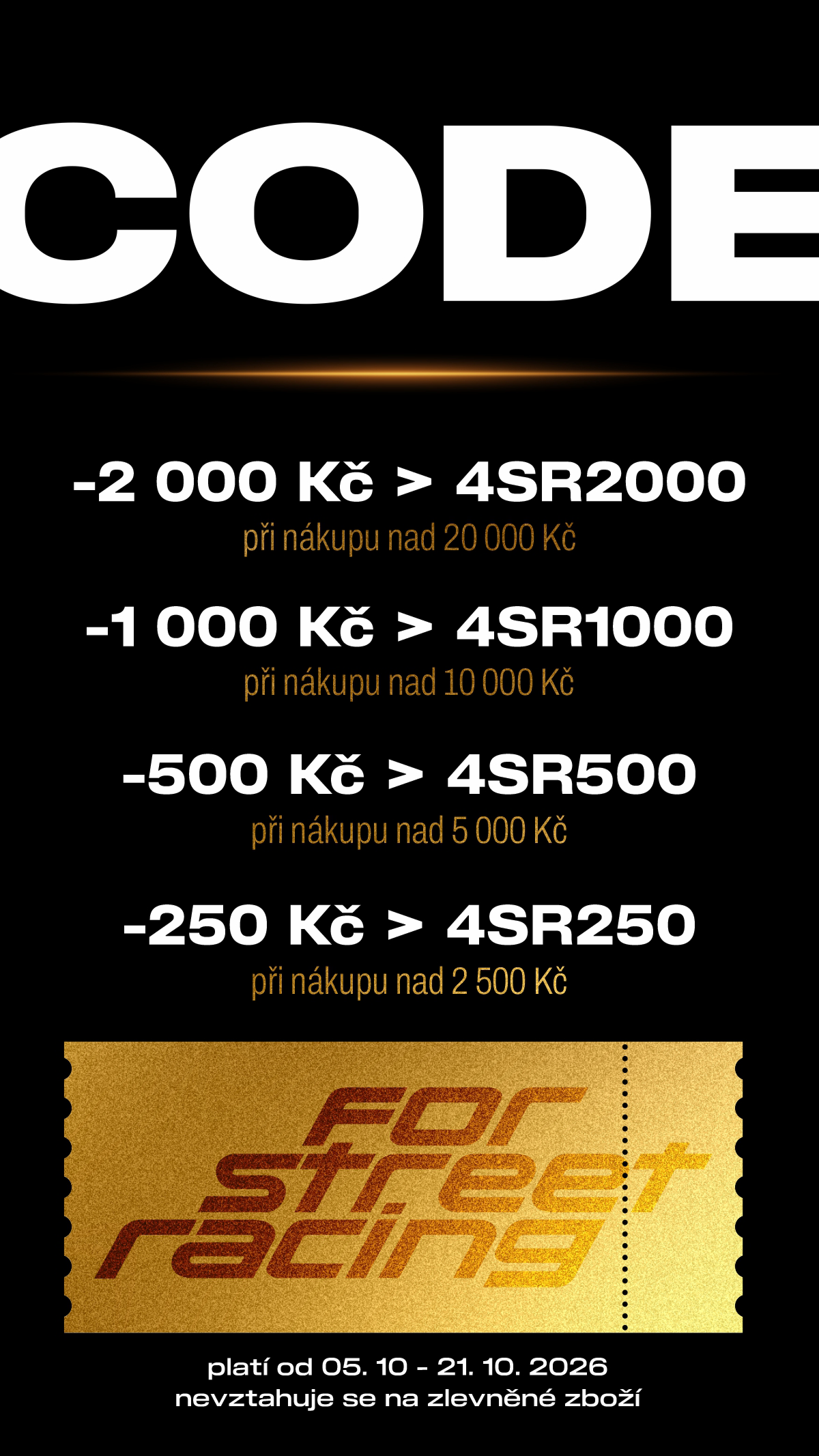 4SR Sale Code